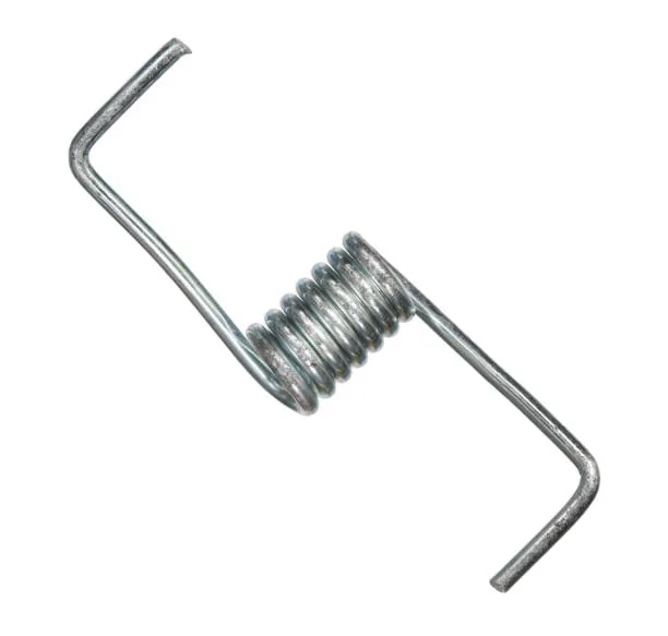 Çift bacaklı burulma yayı - galvaniz kaplamalı torsiyon yay
